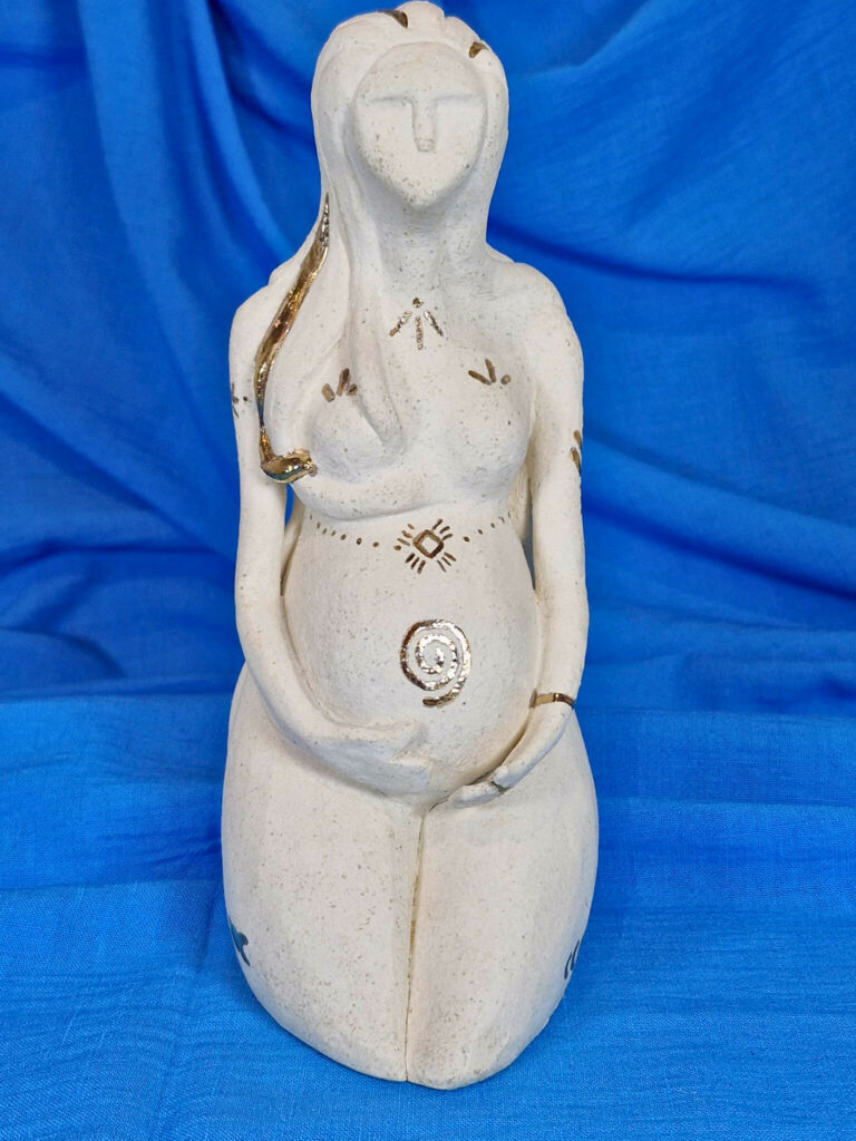 vénus de l'aurore sculpture femme. féminin sacré