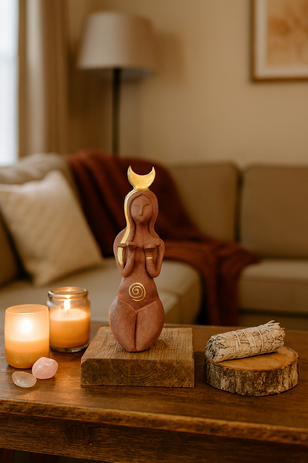 la lune d’or — sculpture femme féminin sacré la lune d’or — sculpture femme féminin sacré